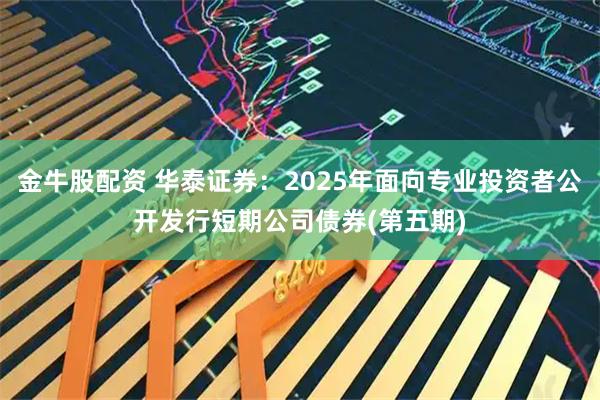 金牛股配资 华泰证券:2025年面向专业投资者公开发行短期公司债券(第五期)