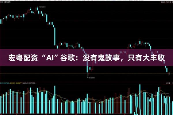 宏粤配资 “AI”谷歌：没有鬼故事，只有大丰收