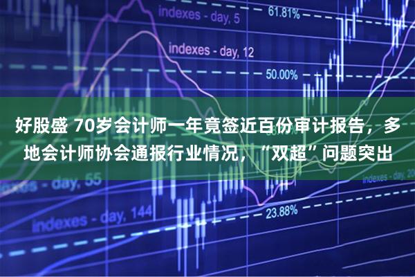 好股盛 70岁会计师一年竟签近百份审计报告，多地会计师协会通报行业情况，“双超”问题突出