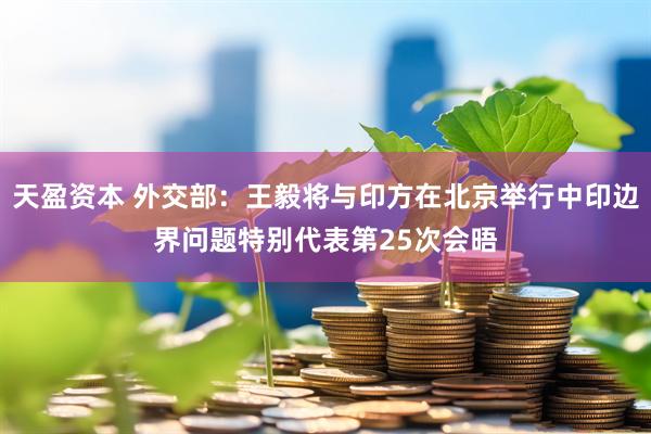 天盈资本 外交部：王毅将与印方在北京举行中印边界问题特别代表第25次会晤